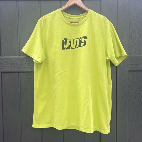 Levi’s Graphic Crewneck Tee - Wild Lime XL - Picture 3 of 7